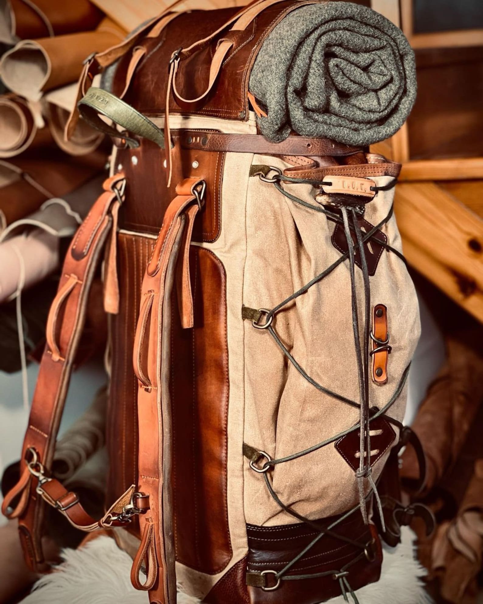 best leather hiking backpacks Outdoor Vintage Backpack Unisex Backpack Men 18 Inch Order now! 15-Inch Genuine Leather Backpack