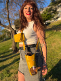 Handmade Leather Stanley Thermos Holder & Bottle Sling Set | Adjustable Dual Drink Carriers with Phone & Wallet Pouches | Universal Fit Thermos Bag Collection. 99percenthandmade