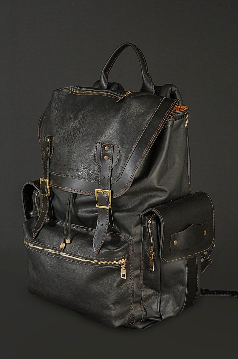 Limited | Luxury Minimalist Backpack | Daypack | Handmade Black Leather Backpack | Travel Backpack | Premium Backpack 99percenthandmade