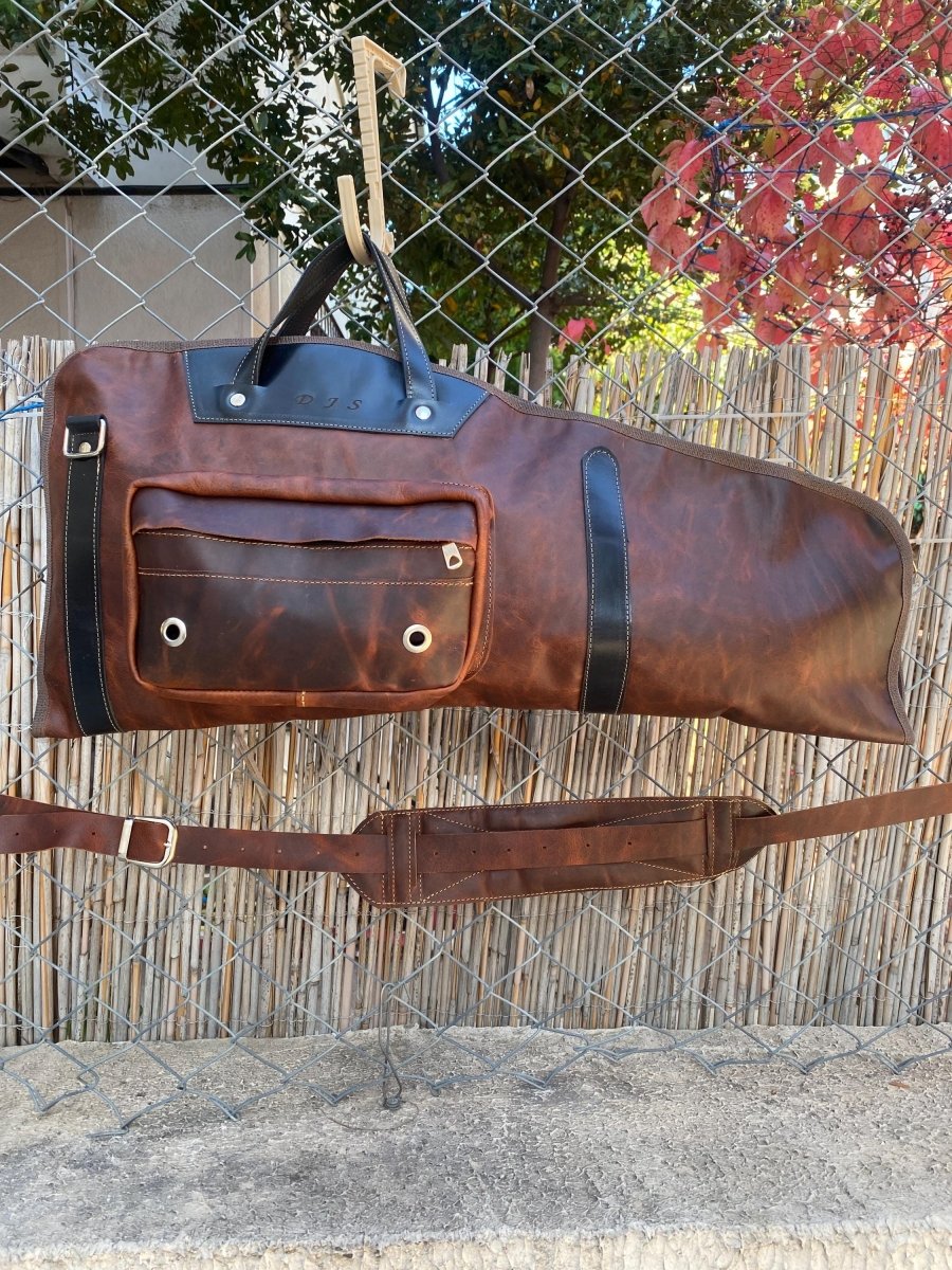 Handmade | Double Leather Breakdown Shotgun Case | Leather | Shotgun Bag | Hunting | Shotgun | Gun case | Personalization 99percenthandmade