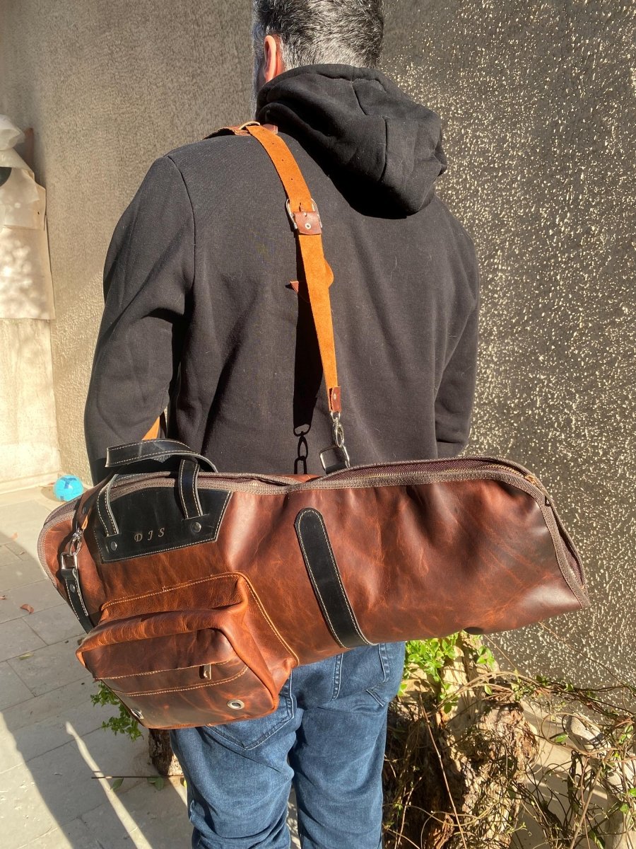 Handmade | Double Leather Breakdown Shotgun Case | Leather | Shotgun Bag | Hunting | Shotgun | Gun case | Personalization 99percenthandmade