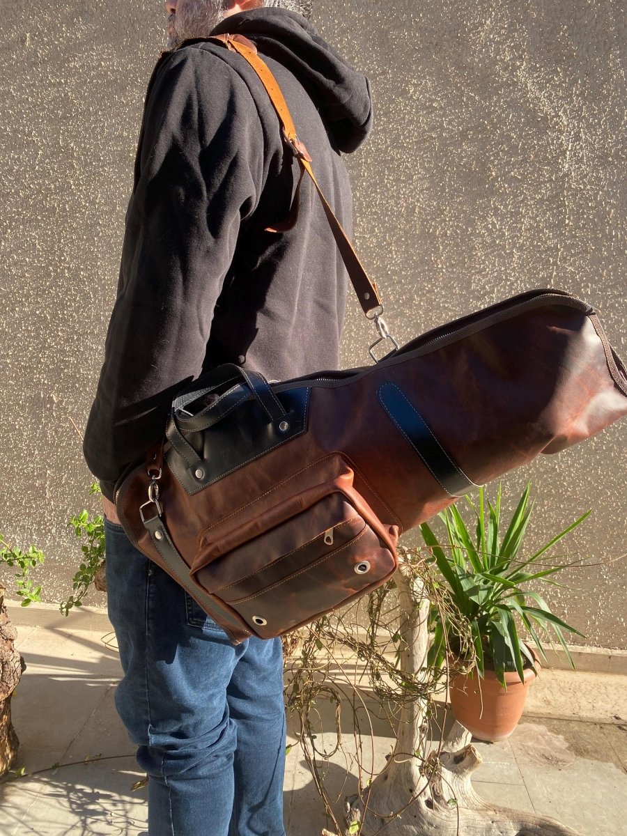 Handmade | Double Leather Breakdown Shotgun Case | Leather | Shotgun Bag | Hunting | Shotgun | Gun case | Personalization 99percenthandmade