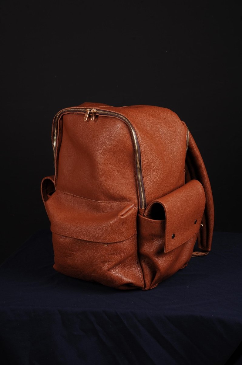 Brown Limited | Luxury Minimalist Backpack | Daypack | Handmade Black Leather Backpack | Travel Backpack | Premium Backpack 99percenthandmade