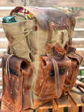 Travel Backpack - Leather Backpack - Hiking Backpack - 30L to 80L 99percenthandmade