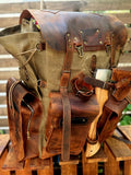 Travel Backpack - Leather Backpack - Hiking Backpack - 30L to 80L 99percenthandmade