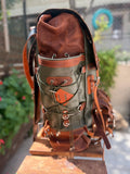 Limited, Handmade Full Leather Bushcraft - Camping - Hiking Backpack 99percenthandmade