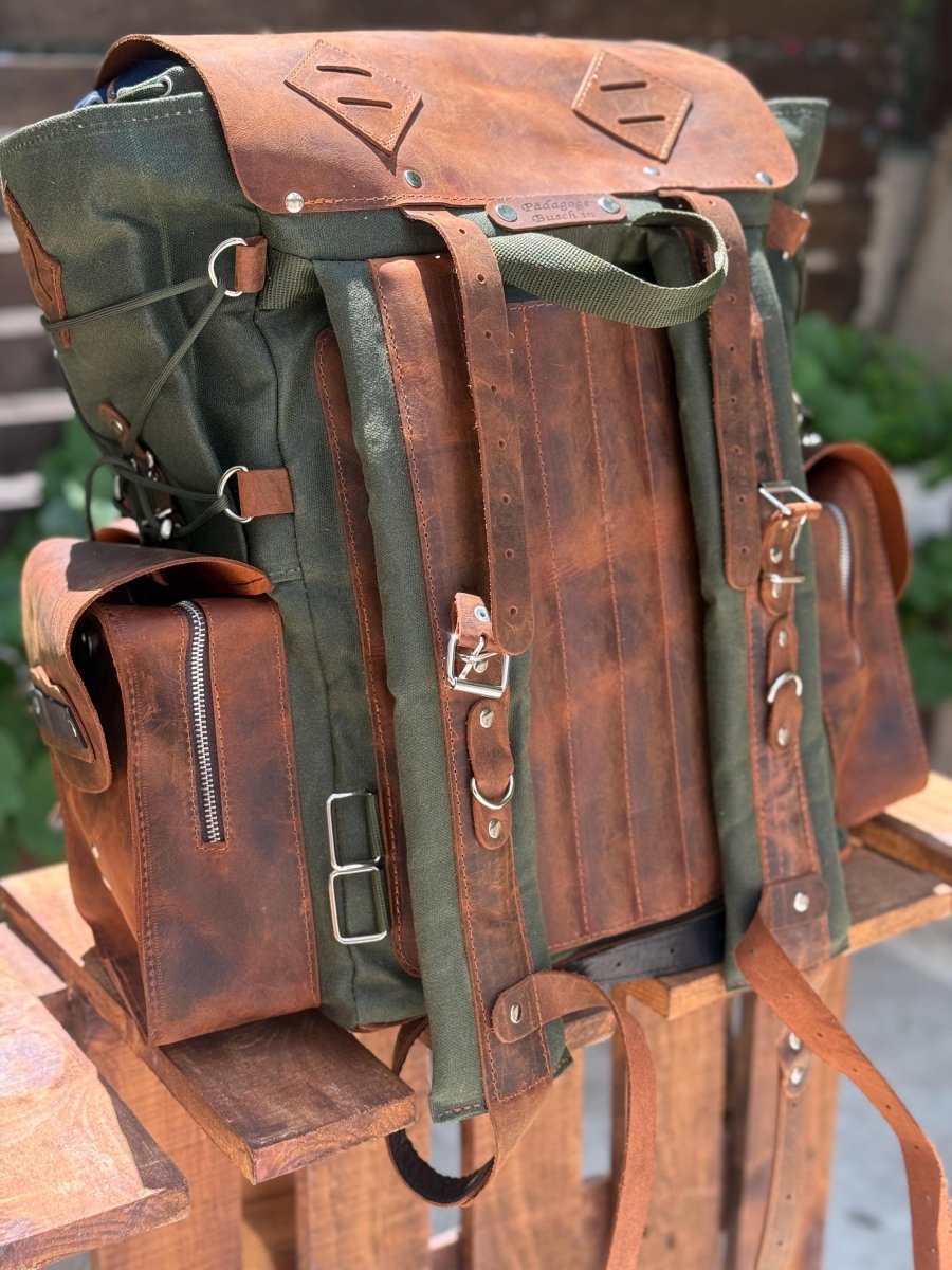 Travel Backpack - Canvas Backpack - 30L to 80L 99percenthandmade