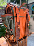 Limited, Handmade Full Leather Bushcraft - Camping - Hiking Backpack 99percenthandmade