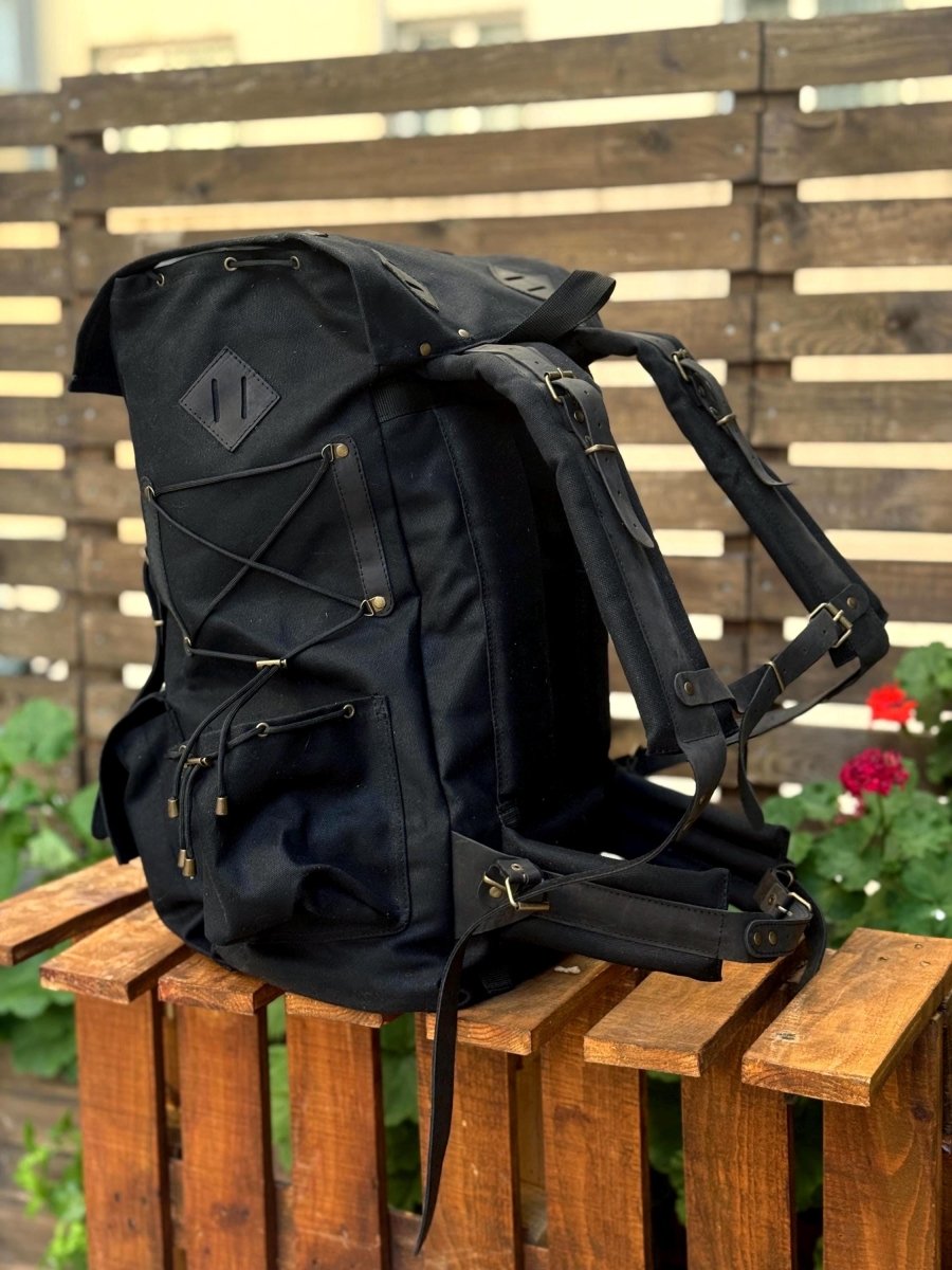 Limited | Green-Brown-Black-White | Personalize Backpack | 50 L | Custom Backpack | Camping Backpack | Best gift for | Gift for Him 99percenthandmade