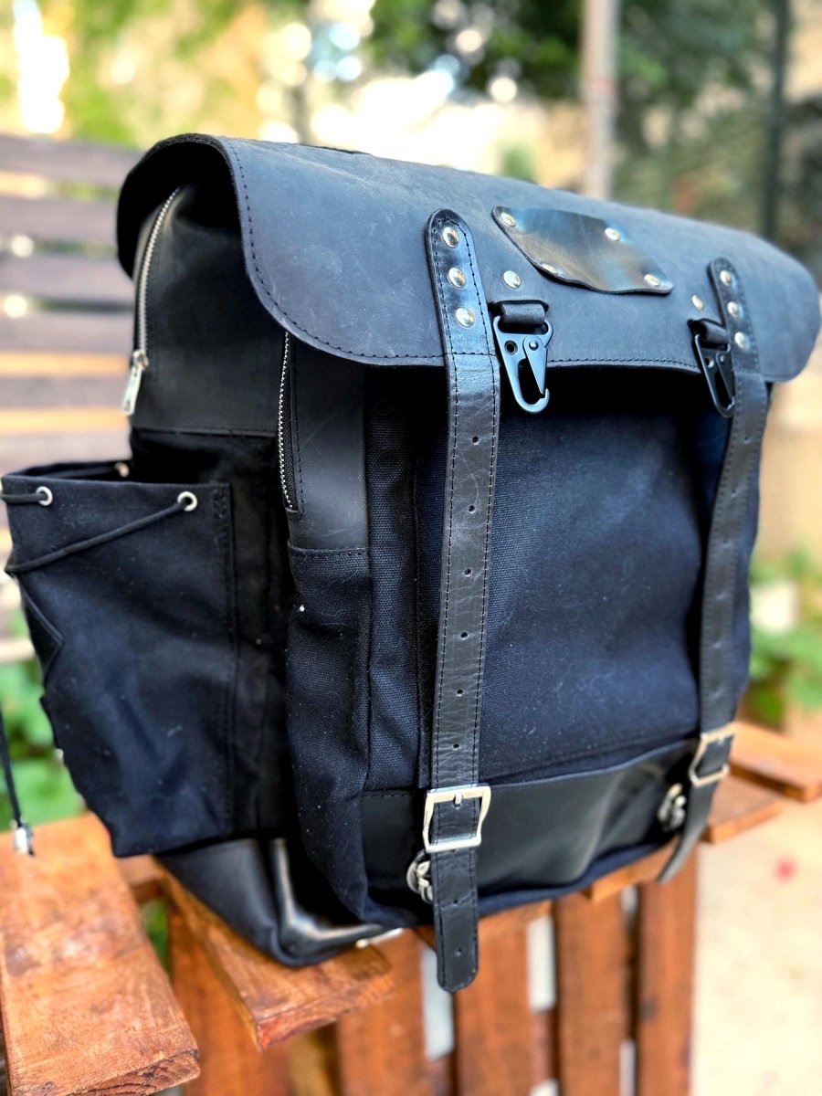 Premium | Laptop backpack | 2 Laptop Compartment with zipper. Handmade, Travel Backpack 99percenthandmade