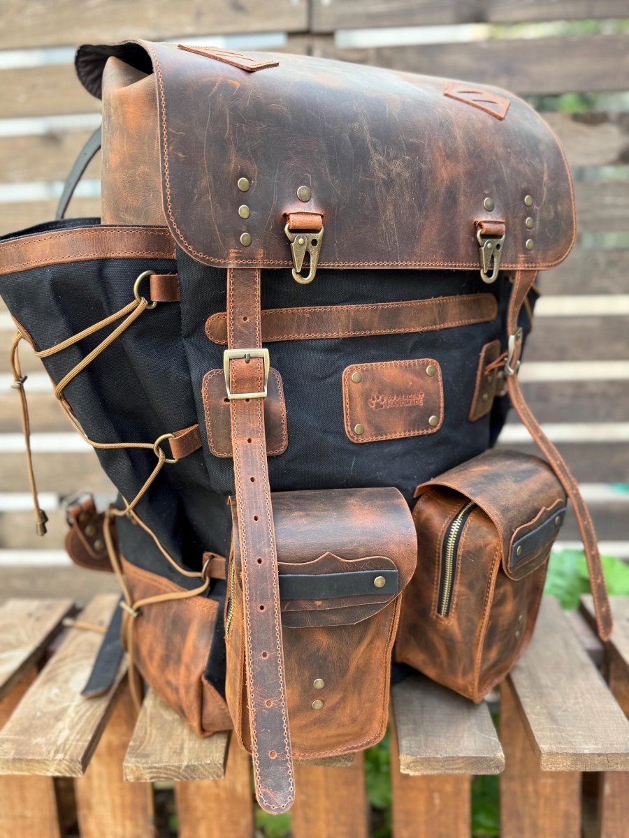 Prestige Series | Handmade Waxed Canvas Backpack | 25L-45L