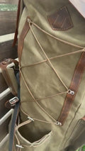30L to 80L | Brown-Green | Camping Backpack | Bushcraft Backpack | Camping | Hiking | Rucksack | Backpack | Outdoor | Personalization 99percenthandmade