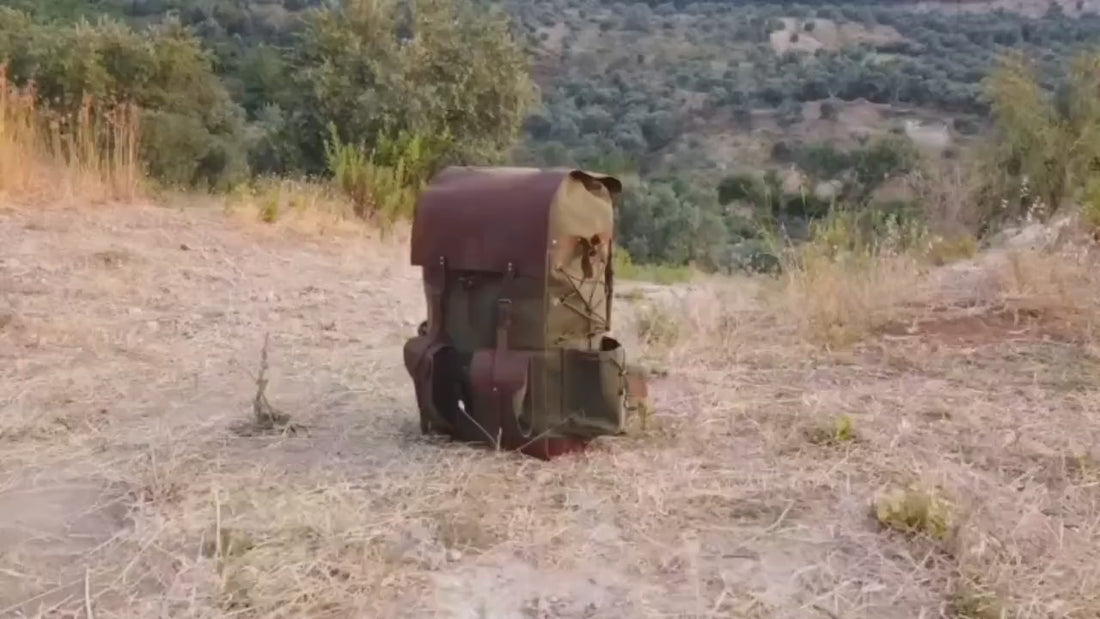 Hiking Backpack | Camping Backpack | Buschraft Backpack | Extra large | Leather | Canvas Backpack | Camping, Hunting, Bushcraft, Travel 99percenthandmade