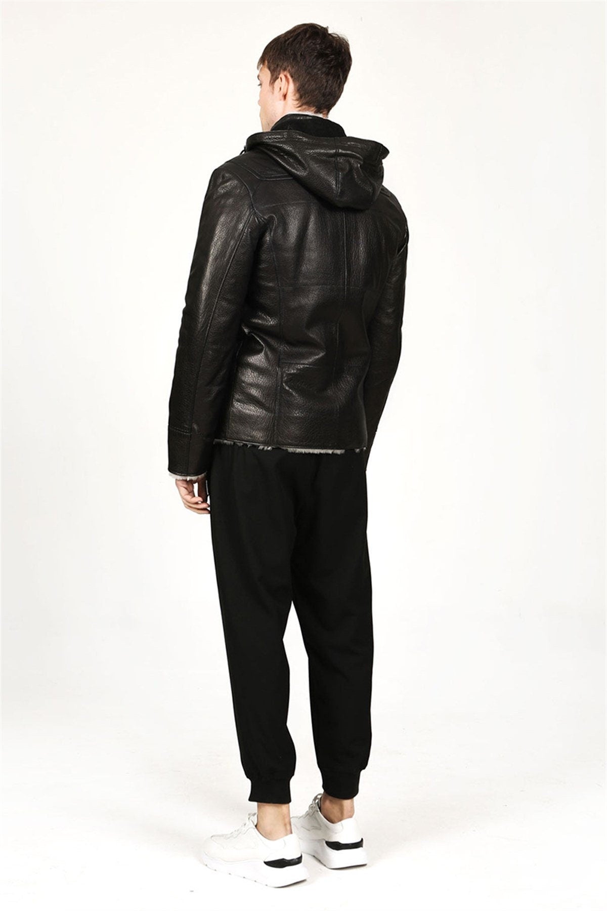 Calfskin | Leather Coat | Tailored to Your Size | Brown | Blue | Black | CalfSkin |  Leather  jacket | Cow leather | Gifts For Men  99percenthandmade
