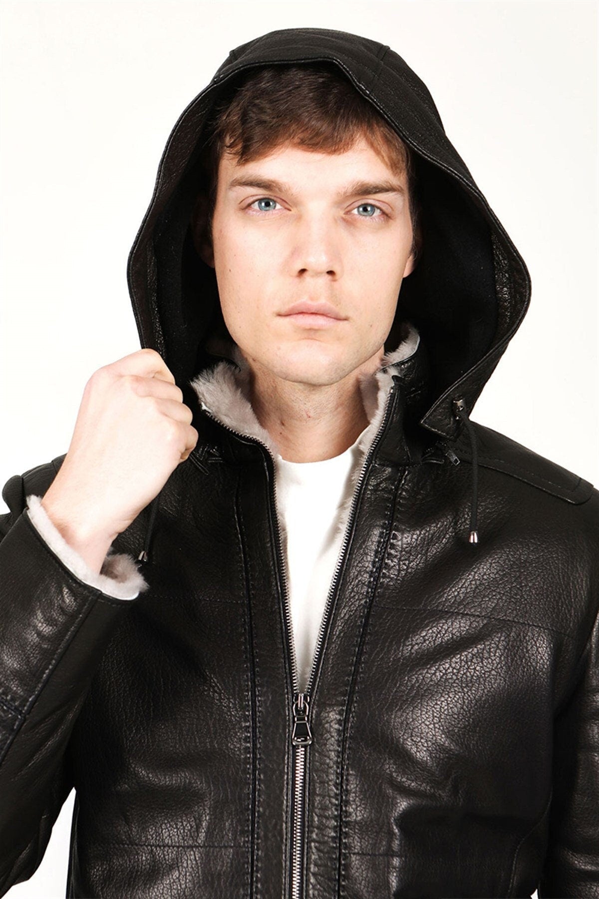 Calfskin | Leather Coat | Tailored to Your Size | Brown | Blue | Black | CalfSkin |  Leather  jacket | Cow leather | Gifts For Men  99percenthandmade