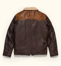 Leather | Sherpa Vest | Sherpa Jacket | Tailored to Your Size | Tan | Brown | Sheepskin | lambskin | Gifts For Men  99percenthandmade