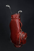 Limited | Reddish Brown Color | Handmade Leather Golf Bag | Tailor Made | Leather Golf Stand Bag | Leather Golf Bags | Personalization  99percenthandmade