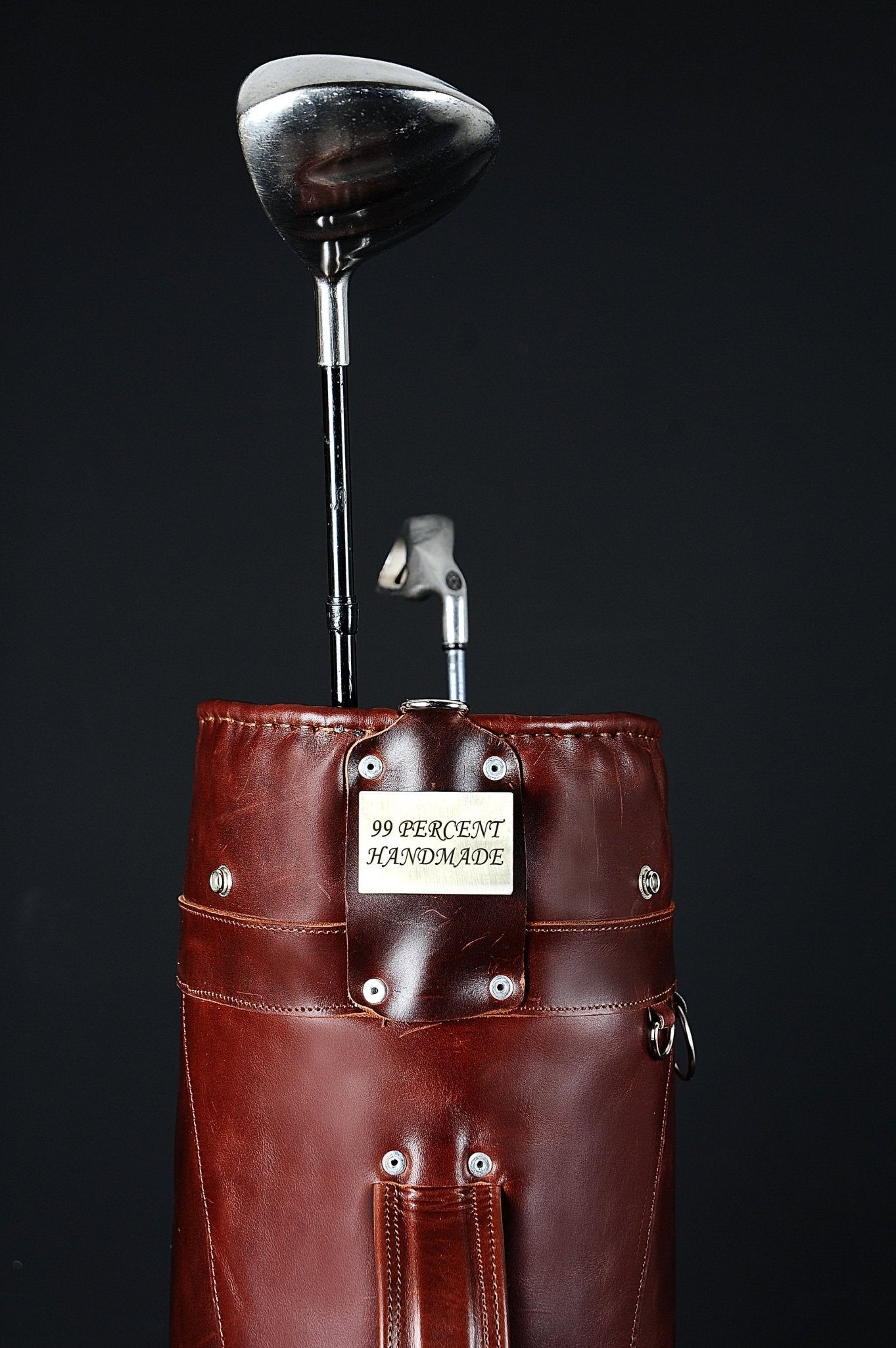 Limited | Reddish Brown Color | Handmade Leather Golf Bag | Tailor Made | Leather Golf Stand Bag | Leather Golf Bags | Personalization  99percenthandmade
