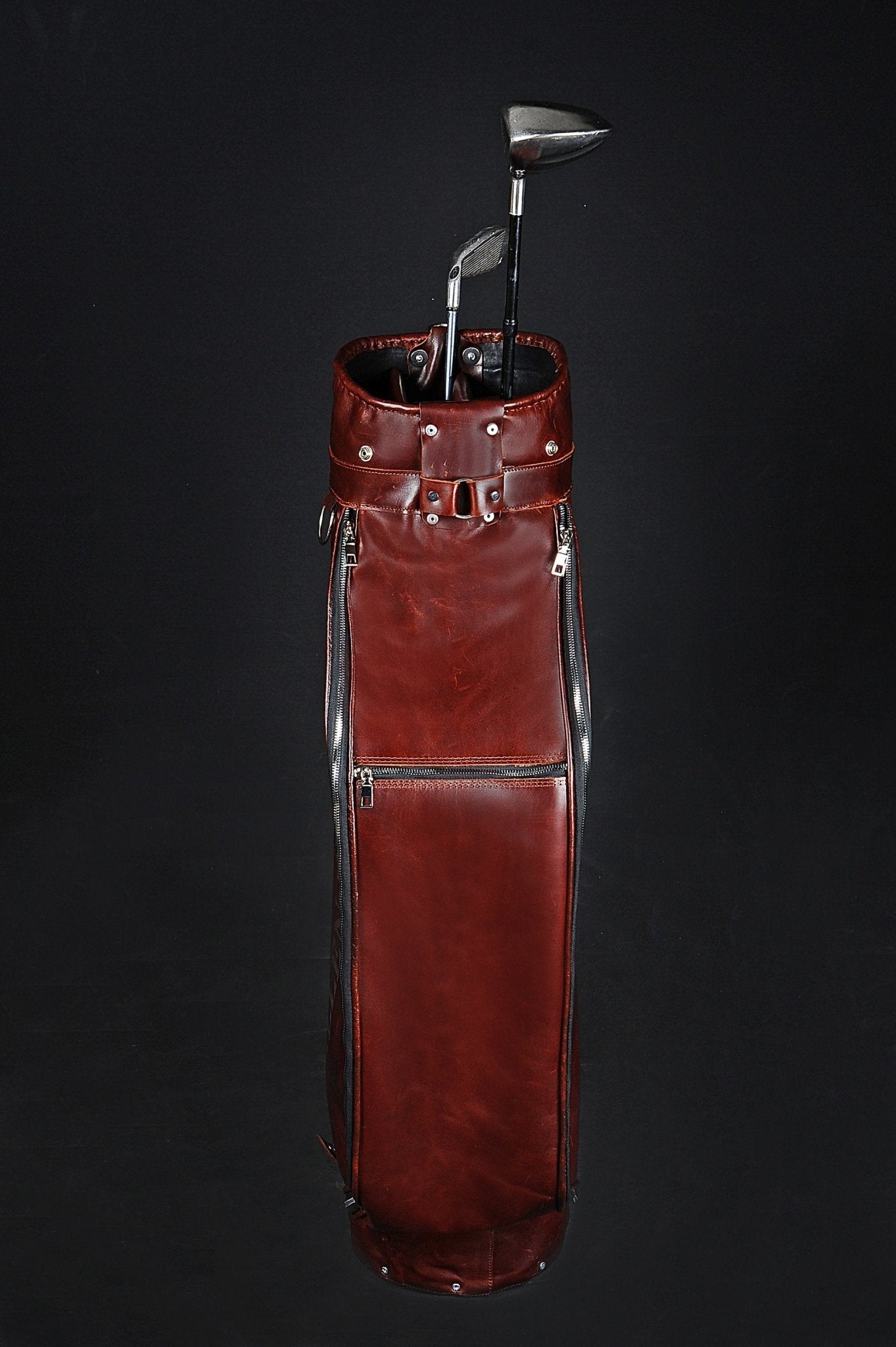 Limited | Reddish Brown Color | Handmade Leather Golf Bag | Tailor Made | Leather Golf Stand Bag | Leather Golf Bags | Personalization  99percenthandmade