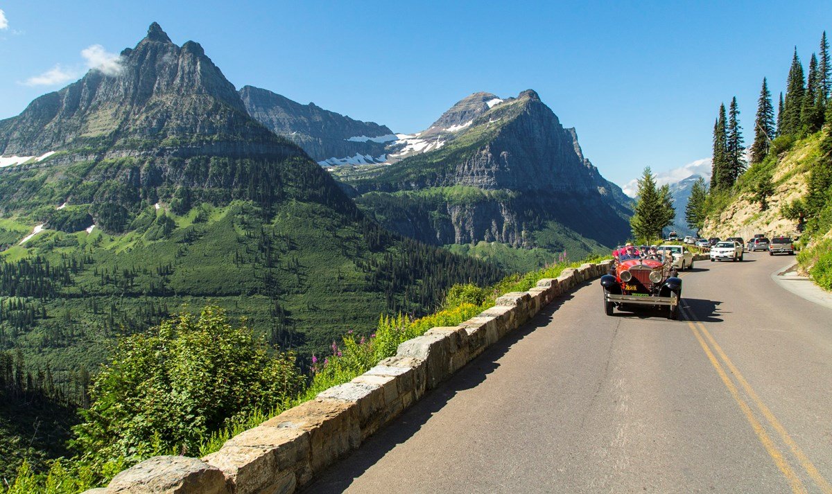 Glacier National Park with 99 Percent Handmade Hiking Backpacks For Hiking - 99percenthandmade