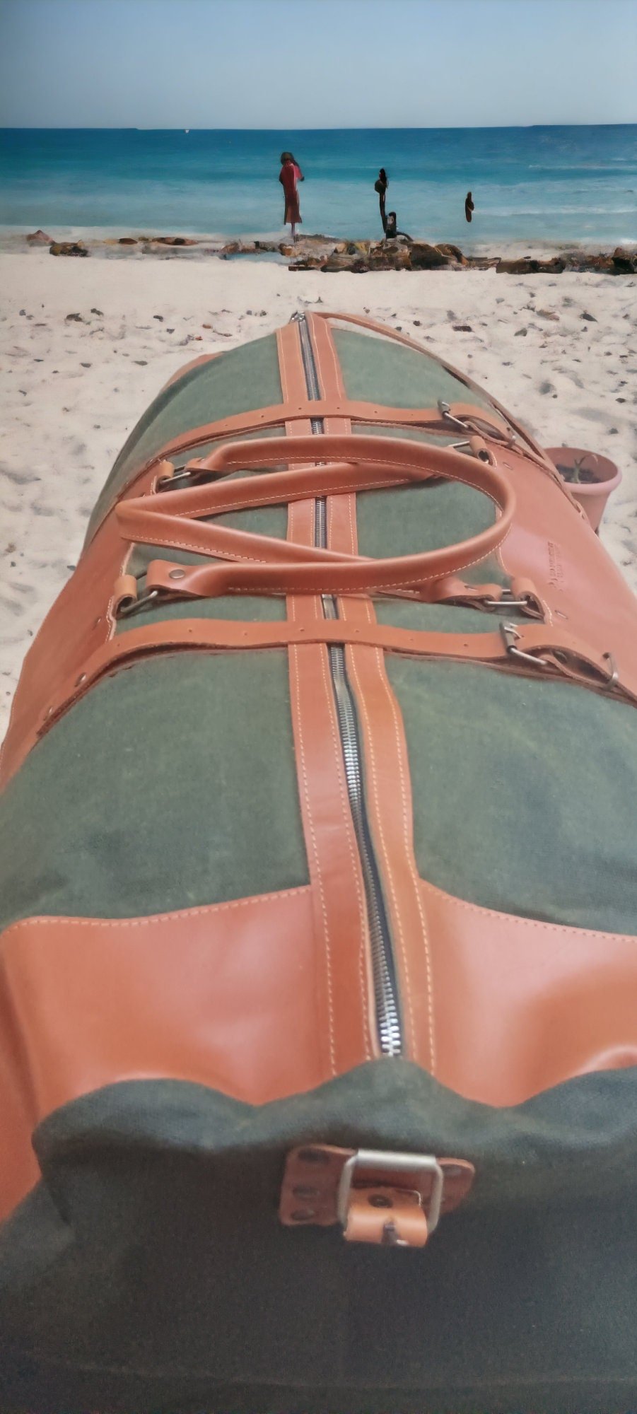 180 Liter | Duffle Bag |  Leather | Canvas | Travel Holdall | Luggage | Carry All Holdall |  Leather Luggage | Carry on Baggage, Suitcase  99percenthandmade   