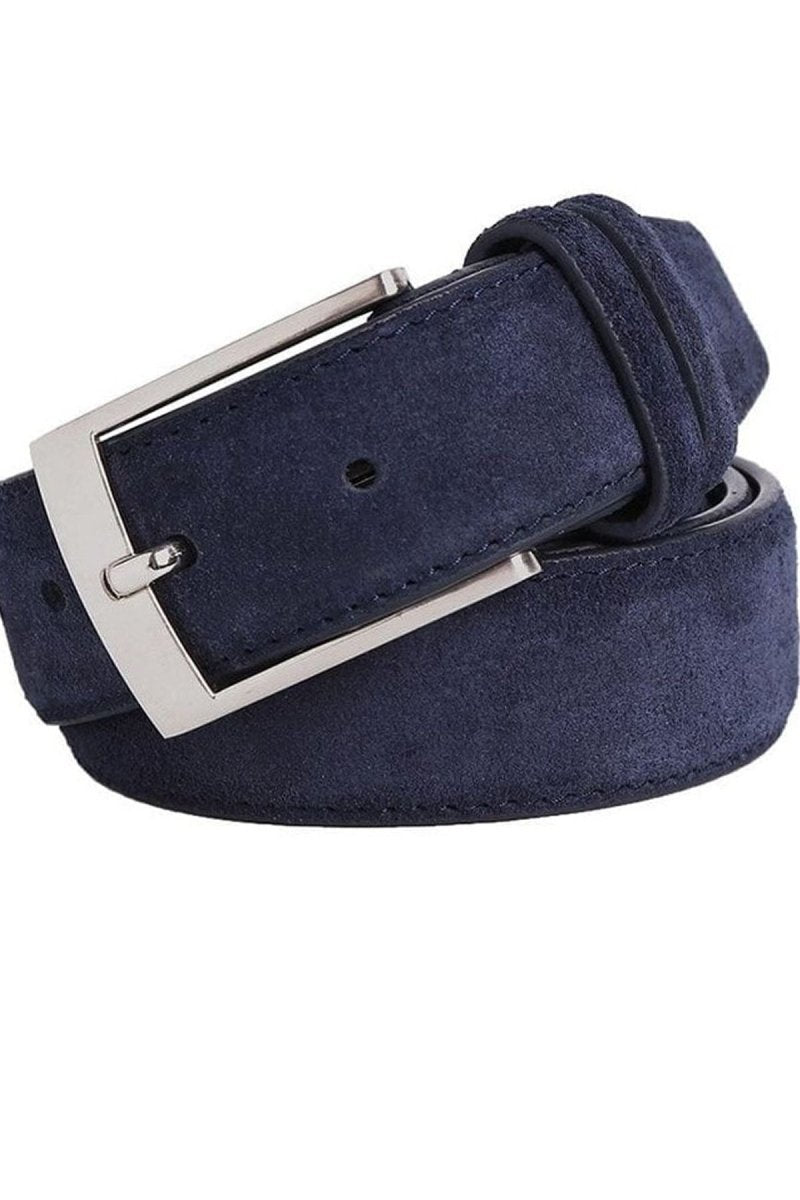Handmade Suede Leather Belt with Different Colors Belt 99percenthandmade 32" - 34" Waist inches (70cm-80cm)-Small Black