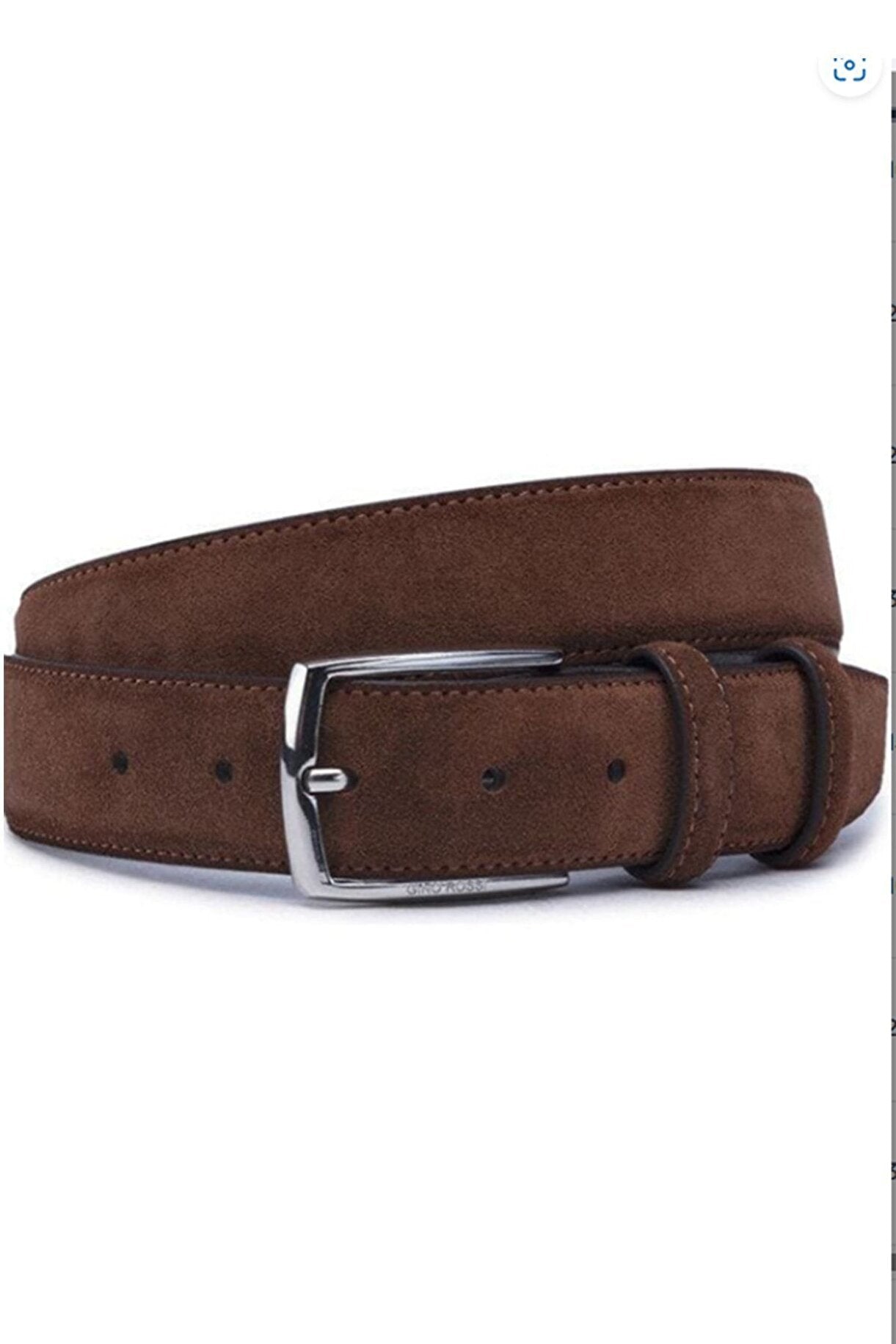 Handmade Suede Leather Belt with Different Color Options Belt 99percenthandmade 32" - 34" Waist inches (70cm-80cm)-Small Brown
