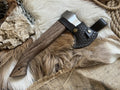 Hand - Forged Camping Axe | 32 cm CK45 Carbon Steel with Walnut Handle | 99Percent Handmade - 99percenthandmade - 99percenthandmade - 