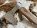 Hand - Forged Camping Axe | CK45 Carbon Steel with Walnut Handle | 99Percent Handmade - 99percenthandmade - 99percenthandmade - 