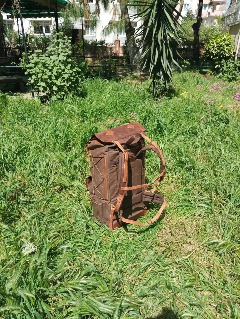 80L - 70L - 60L - 50L Options | Black-Brown-Green | Extra Large | Backpack | Black, Brown, Green | Camping Backpack |  Travel Backpack  99percenthandmade   