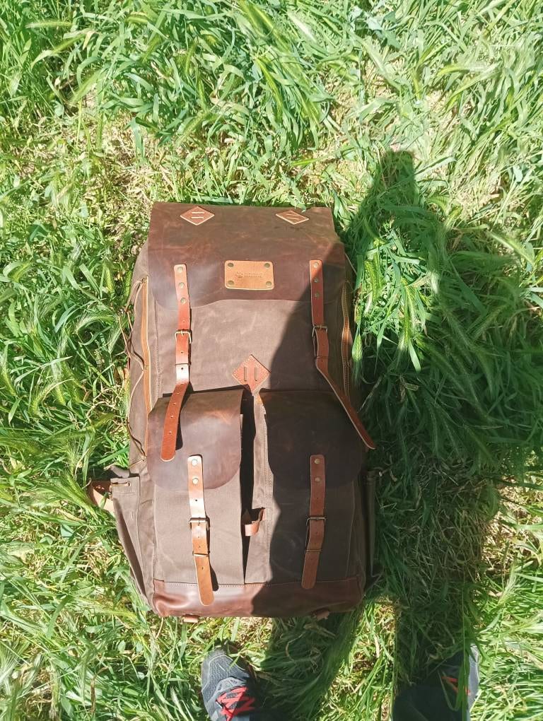 80L - 70L - 60L - 50L Options | Black-Brown-Green | Extra Large | Backpack | Black, Brown, Green | Camping Backpack |  Travel Backpack  99percenthandmade   