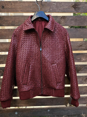 Full Intrecciato Custom Leather Jacket – Niloufar