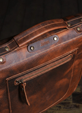 Handmade Messenger Bag, Laptop Bag, Briefcase Bag. Size : 13 inch to 17 inch with Brown-Green - Black 99percenthandmade