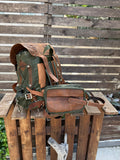 The Harmony of New and Old | 2026 Limited Edition | Handmade Leather - Canvas Backpack | Travel & Adventure Ready | 24 Hours Tested 99percenthandmade