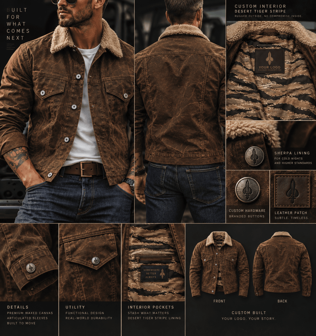 Cameron - Custom Jacket 99percenthandmade