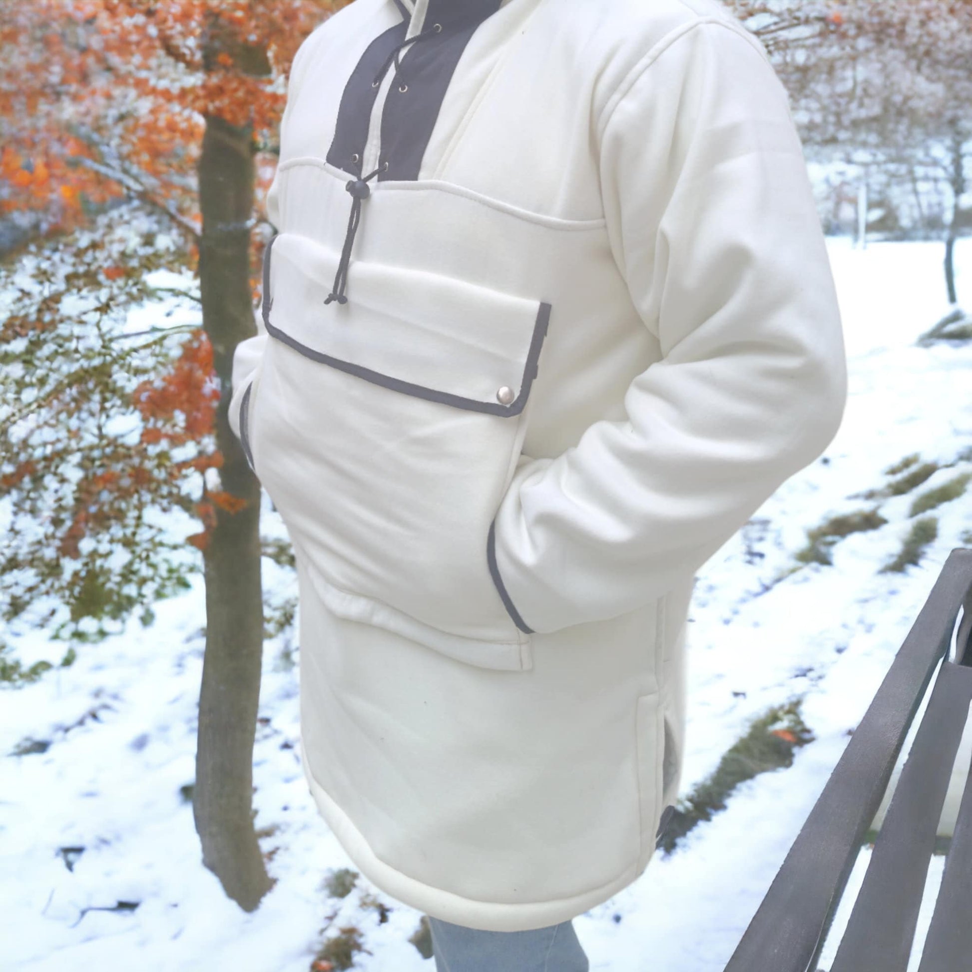 Bespoke Handmade Super cashmere Anorak You will be ready for adventure, Best Protection For Cold, Full Handmade  99percenthandmade   