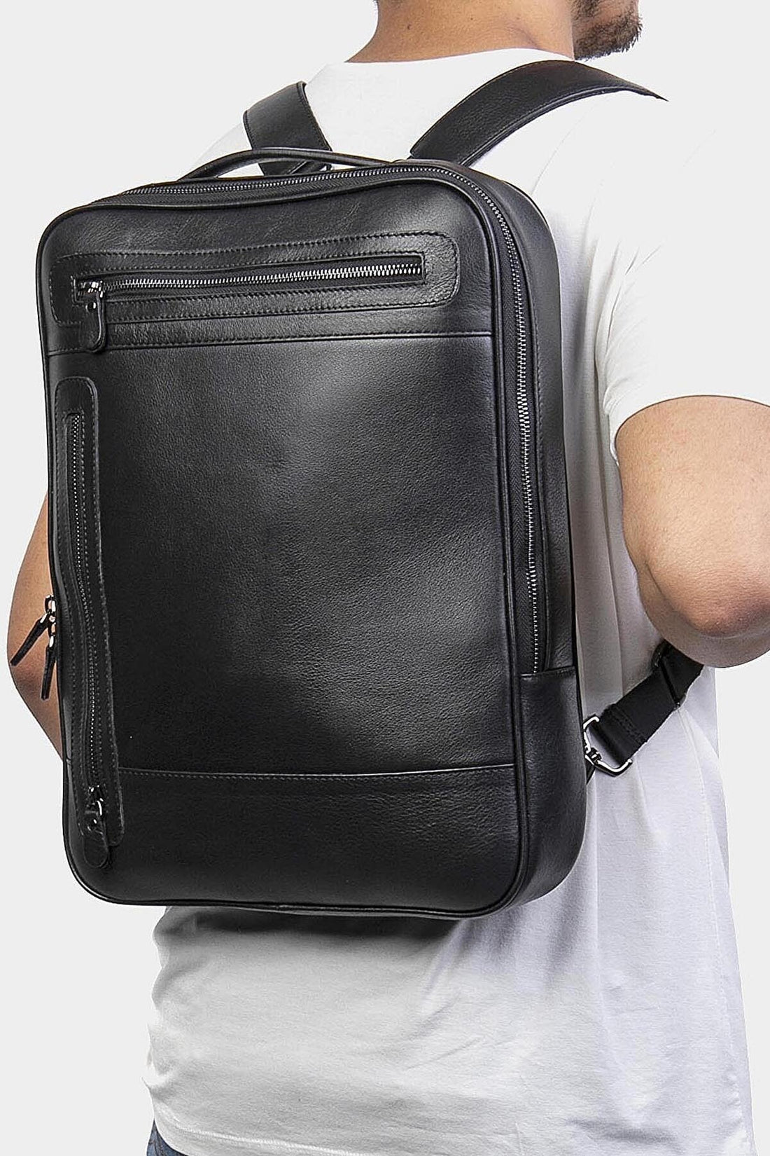 Convertible Laptop Backpack, Use as Laptop Bag, Full Leather, 3 Color Options  99percenthandmade   