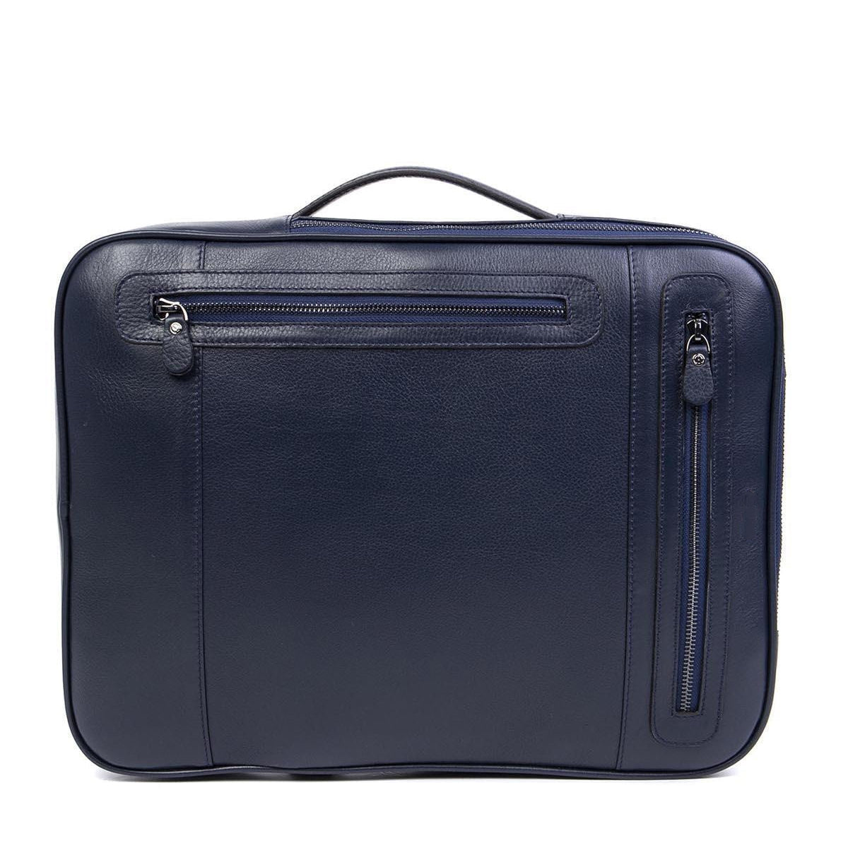 blue leather laptop backpack Convertible Laptop Backpack, Use as Laptop Bag, Full Leather, 3 Color Options 99percenthandmade