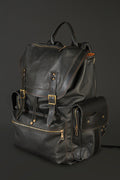 For Alwin Laptop Backpack, City Backpack, Handmade Full Leather Backpack with 2 different colors  99percenthandmade   