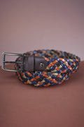 Hand Knitted Leather Belt with Different Color Options  99percenthandmade   