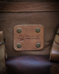 Handmade Leather Backpack | Brown | Waxed Canvas Backpack | Bushcraft Backpack | Travel, Camping, Hiking | Personalization for your request  99percenthandmade   