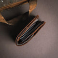 Handmade Wallet Without Coin Pocket 3 Colour Option Tobacco, Brown Personalized Wallet | Gift For Him | You can Engrave inside outside  99percenthandmade   