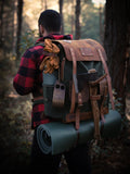 bushcraft backpack, outdoor, camping backpack, bushcraft backpack, hiking backpack, Camping store
Canvas-Leather Backpack. Bushcraft Bag. Use For Bushcraft, Camping, Hiking, Trekking, 30L,40L,50L,60L,70L,80L Options. Leather Flap and bottom,