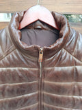Handmade Leather Down Vest Tailored to Your Size lambskin, Gifts For Men, Christmas Gift 99percenthandmade