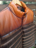 Handmade Leather Down Vest Tailored to Your Size lambskin, Gifts For Men, Christmas Gift 99percenthandmade
