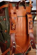 Hiking Backpack | Camping Backpack | Full Leather 99percenthandmade