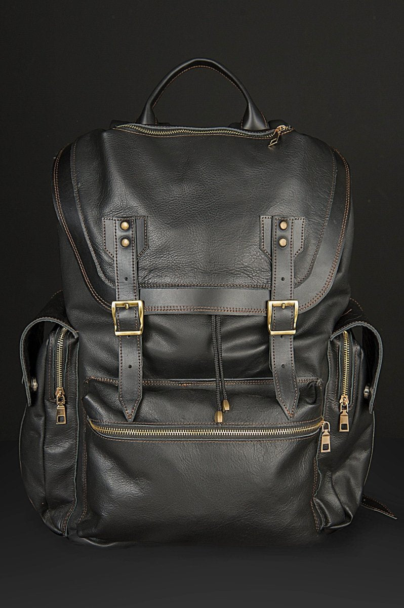 Luxury Minimalist Backpack | Laptop Backpack - Travel Backpack - Daypack | Black-Brown-Green-Red-Tan-Burgundy 99percenthandmade