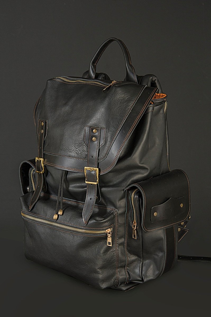 Limited | Luxury Minimalist Backpack | Daypack | Handmade Black Leather Backpack | Travel Backpack | Premium Backpack 99percenthandmade