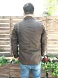 Summer Jacket | Slightly Waxed Canvas Unlined Jacket | Tailored to Your Size | Green | You will look fitter than you are | Gifts For Men 99percenthandmade