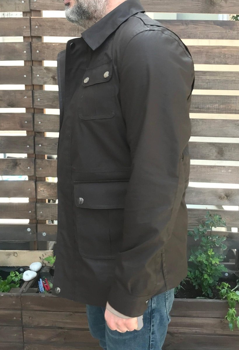 Summer Jacket | Slightly Waxed Canvas Unlined Jacket | Tailored to Your Size | Green | You will look fitter than you are | Gifts For Men 99percenthandmade